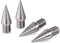 PrecisionGeek M5 Speaker Tips – Set of 4 Stainless Steel Spikes 7mm Long with 8mm Cone Diameter for HiFi Speakers, Audio Cabinets, Soundbars, Isolation Feet, DIY Audio Projects