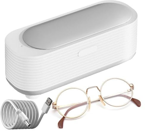 Glasses Cleaner Machine - Jewelry Cleaning Machine, Eyeglass Cleaner Machine | Gentle Glasses Washing Cleaner, Professional Mild Cleaner Machine For Eye Glasses, Jewelry Cleaner, Indoor, Outdoor