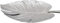 CONCORD HOME & INTERIOR Kleine Blattschale Aluminium | 15 cm | Schale Silber Tischdekoration | Dekoteller Blatt