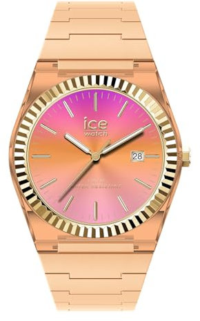 ICE-WATCH - Ice Power PW1 Sunset Peach - Montre Orange pour Femme avec Bracelet en Silicone - 024762 (Small)