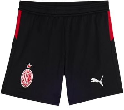 A.C. Milan Shorts Rennen Home, Saison 2025/2026, Fußball-Shorts, offizielles Produkt, Jungen, 10 Jahre