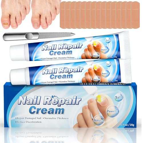 Nail Fungus Treatment for Toenail - Fungal Nail Treatment for Toenails Extra Strong - Effective Toenail Repair .Softens Thick Nails -Toenail Patche 2PCS