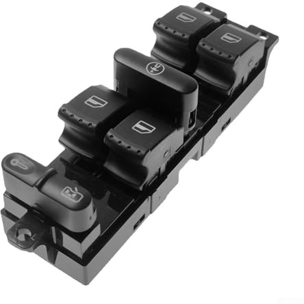 Violiica Fensterheber Schalter 7M6959857 für Ford Galaxy 1995-2006, Seat Alhambra 1996-2010, für Sharan 1995-2010, Schwarz