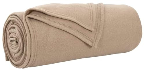 vidaXL Wohndecke Kamel 200 x 150 cm 0.45 kg Fleece