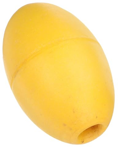 OSALADI Ankerboje Gelb aus PVC mit Exzellentem Auftrieb und Ovaler Form Tragbare Kajak Schwimmboje für Wassersport und Angelzubehör