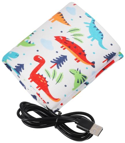 USB Babyflaschenwärmer für Unterwegs, Tragbare Thermohülle | Milchflaschen, Stoff Ausführung, Auto USB Anschluss, Reiseeinsatz, Temperaturerhaltung
