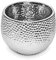Kaheku Kübel CORO, Keramik, silber glasiert (Ø23 x H19 cm)