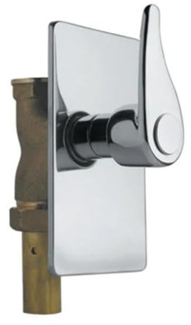 Dianhydro 243-C12-05 Rubinetto Passo rapido per WC con Piastra Quadrata 3/4, Multicolore