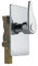 Dianhydro 243-C12-05 Rubinetto Passo rapido per WC con Piastra Quadrata 3/4, Multicolore