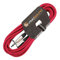 Guitar Lead 6.35mm 1/4 Mono Jack to Angled Jack/Instrument Cable / 6 Colours 6m Red