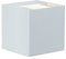 Wandaufbauleuchte LED Cybo eckig 2x3W weiß 80x80mm