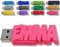 Clé USB Personnalisée avec Votre Texte (32 Go, Rose) - Un Cadeau Original et Unique - USB 3.0