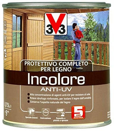 Protettivo Completo Legno Anti-Uv Incolore 750 ml