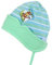 Maximo Jungen Mütze blau-grün Kleiner AFFE, Gr. 39,UV-Schutz 50+