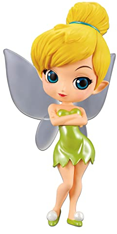 Banpresto - Qposket - Disney Princesses - Peter Pan - Figurine De Collection Fée Clochette 14cm - 82581
