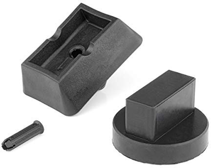 LST Wagenheber Aufnahme + Adapter Gummiplatte Hebebühne Gummiblock Gummiauflage Unterbock Karosserieaufnahme kompatibel mit BMW 3er E46 6er E63 E64 7er E65 E66 X3 E83 Z4 E85 E86 E89 Z8 E52 Rolls-Royce