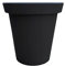 Plast'Up Rotomoulage Pot de Fleurs Delight 200L Noir, Diamètre 80cm et Hauteur 80 cm