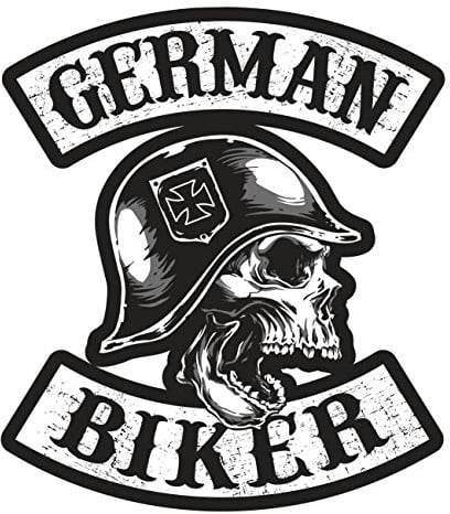 Spaß Kostet Aufkleber Patch German Biker (Wetterfest)