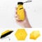 CUEYU Mini ombrello pieghevole, ultra leggero, compatto, portatile, asciugatura rapida, resistente ai raggi UV, con fibbia esagonale in silicone