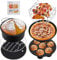Flexzion Air Fryer Accessories Set for Phillips Gowise Ninja Foodi Cozyna Cosori Nuwave Air Fryer Accessories Kit 7 Set 7 Inch Universal Fit with Air Fryer Recipe Cookbook