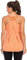 Nekosi Laufshirt Für Damen Atmungsaktives Netz Rücken Sportshirt Mädchen Yoga Training Jogging Sport Tops Orange Klein