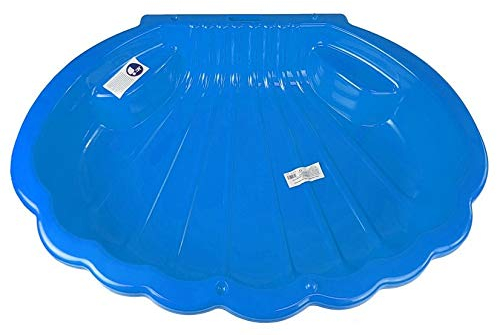 Caja de arena para piscina con conchas azules 2075