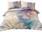 BlessLiving Elegant Marble Bedding Blue, Pink and Rose Gold Marble Duvet Cover Set Faux Gold Glitter Printed Design Quilt Cover for Girls Women (Super King-Size)