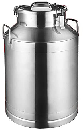 WSHA Transport-Milchkannen Heavy Duty Milcheimer Weineimer Flasche mit versiegeltem Deckel - Tote Krug Ölfass Teekanne,50L(38x60cm)