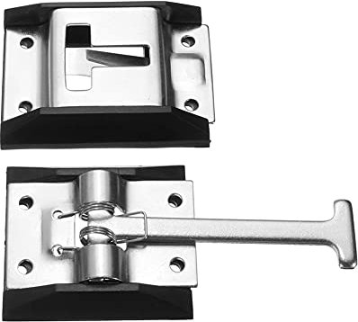 Asudaro Support d'entrée de remorque, supports d'entrée de remorque Crochet de porte de camping-car Loquet d'entrée type T, adapté aux portes camping-car yacht de navire et conteneur