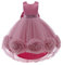 Lito Angels Vestito Damigella Abito da Festa Cerimonia Elegante per Bambina Taglia 5-6 Anni, Rosa Polverosa (Etichetta in Tessuto 120)