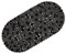 WELTRXE Shower Mat Non Slip Anti Mould Bathtub Mat For Bathroom Safety, Anti Slip Bath Mats, Anti Skid Oval PVC Bath Tub Mat with Grip Suction Cups & Drain Holes, Machine Washable, Black, 69 x 36 cm