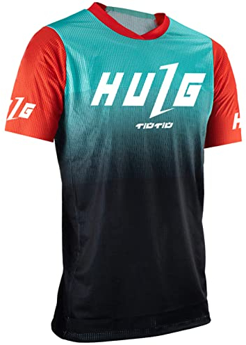 MTB-Trikot Für Herren, Kurzarm, Downhill-Trikot, Herren-Fahrradbekleidung, Radsport-/Motocross-Bekleidung, Mountainbike-Shirt, Weiche Textur, Feuchtigkeitstransport, MTB BMX (style-06,5XL)