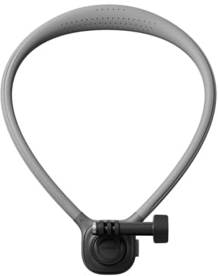 Insta360 Neck Mount for the GO 3/3S, X5, X4, X3, Ace/Ace Pro - for hands-free, first-person POVs. 360° adjustable base for Vertical and Horizontal Shots