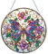 Zamety Diamond Painting Anhänger, Diamond Painting Schmetterling, Diamond Painting Türkranz mit Kette, DIY Diamond Painting Fensterbilder, Wandbehang Kits für Fenster Wand und Eingang Decor