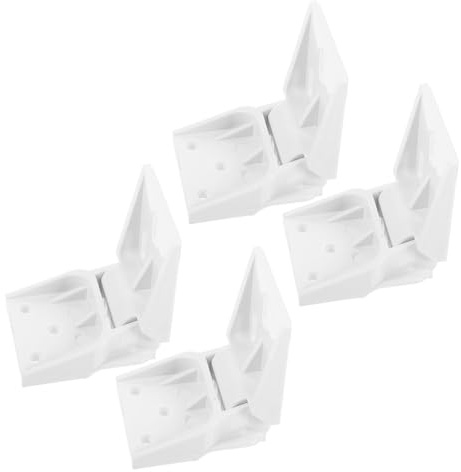 PAMINGONO 4pcs Plastic Freezer Door Hinges with Robust Support for Home or Commercial Use White