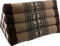 GURU SHOP Dreieck Thaikissen, Dreieckskissen, Kapok - Braun, 30x30x50 cm, Asiatisches Sitzkissen, Liegematte, Thaimatte