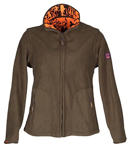 Hubertus Da Wendefleecejacke Pirsch 10878461 Oliv orange 336 Größe L