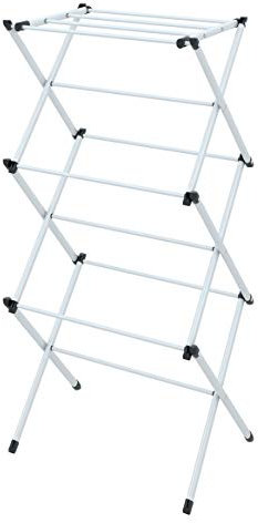 Mabel Home Wäscheständer, zusammenklappbar, Weiß