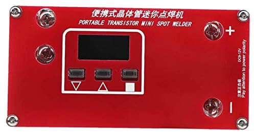 Mini macchina saldatrice a punti, batteria al litio transistor portatile per modalità di saldatura automatica del condensatore