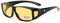 QIULAO Anti-Pollen-Sonnenbrille, polarisierte Myopie-Brille, Sturzprävention, UVA/UVB-Prävention, Schutzbrille für Erwachsene und Frauen, großformatige Myopie-Brille