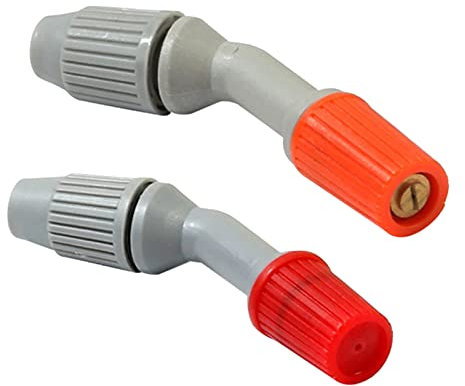 WMLBK 2PCS Spray Head-Spray Nozzle Cone-Sprayer Elbow Nozzle Replacement Parts for Outdoor, Garden,8MM Spray Rod