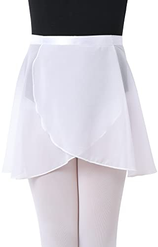 Ballett Wickelrock Chiffon Tanz Wickelrock Verstellbarer Ballettrock Ballett Tanz Dancewear für Mädchen und Damen