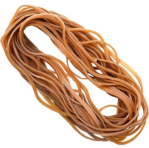 50 Pieces Rubber Bands Large Elastic Rubber Bands Strong Elastic Rubber Bands for Office Home School (160 x 6 mm)