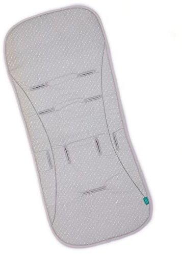 Urban Kanga Universell Einlage für Kinderwagen und Buggy mit Memory-Schaum Öko-Tex (Grey Dots)