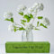 YalzoneMet 4 Stück 67,8 cm Viburnum künstliche Blumen, Schneeball, lebensecht, Langer Stiel, fühlt Sich echt an, weiß, kleine Hortensien, Latex-Blume für Heimdekoration, Tischdekoration,