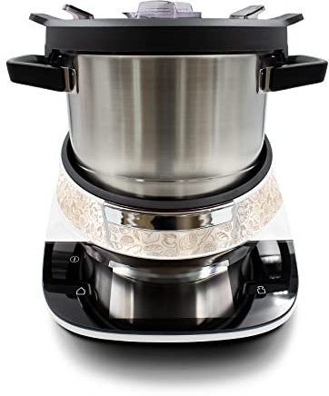 Deko Schutz Aufkleber kompatibel mit Küchenmaschine Bosch Cookit Design Sticker Klebefolie Zubehör Küchengerät wasserfest selbstklebend R208 (06 Bakery)