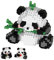 Dawdix 3 en1 Blocs de Construction Jouets de Construction Briques Animaux Blocs de Construction Figures 720 Pièces Figurines Panda pour Enfants Dès 6 Ans