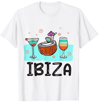 Divertidas vacaciones en Ibiza España Camiseta