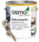 OSMO Dekorwachs 2,5 L + Flächenstreicher Pinsel (3186 Weiß Matt)