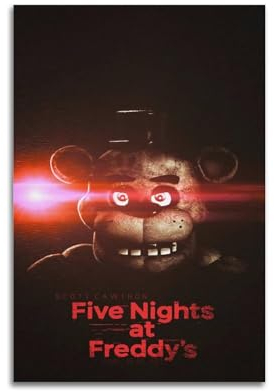 Terp Five Nights At Freddys Poster, Wandkunst, Poster, Geschenk für Freunde, Schlafzimmer, Wohnzimmer, Dekoration, modern, ästhetisch, ungerahmt, 30 x 45 cm